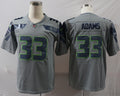 Men's Seattle Seahawks Jamal Adams Gray Game Jersey