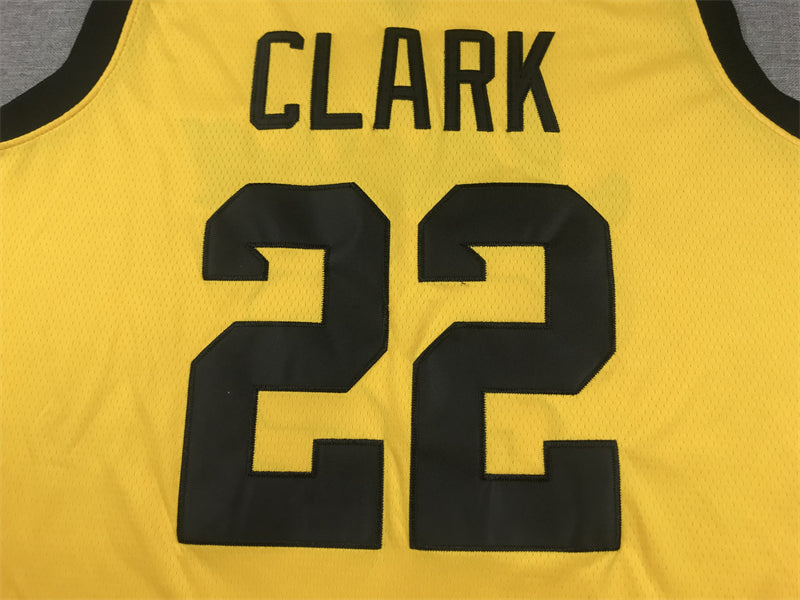 Men's Iowa Hawkeyes Caitlin Clark Yellow Replica Player Jersey