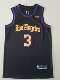 Men's Los Angeles Lakers Anthony Davis Black Swingman Jersey