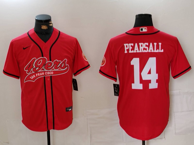 Men's San Francisco 49ers Ricky Pearsall Red Game Player Jersey