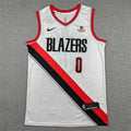 Men's Portland Trail Blazers Damian Lillard White Swingman Player Jersey - Association Edition
