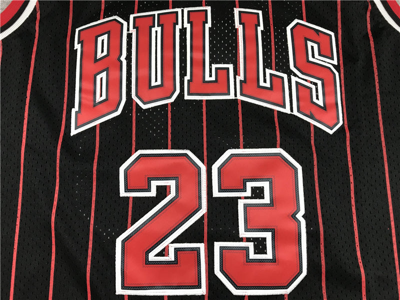 Men's Chicago Bulls Michael Jordan Black Classics 1996-97 Authentic Jersey