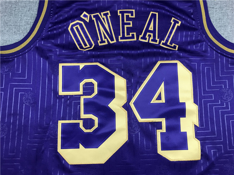 Men's Los Angeles Lakers Shaquille O'Neal Hardwood Classics Swingman Jersey