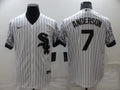 Men's Chicago White Sox Tim Anderson White Fashion Stitched Jersey