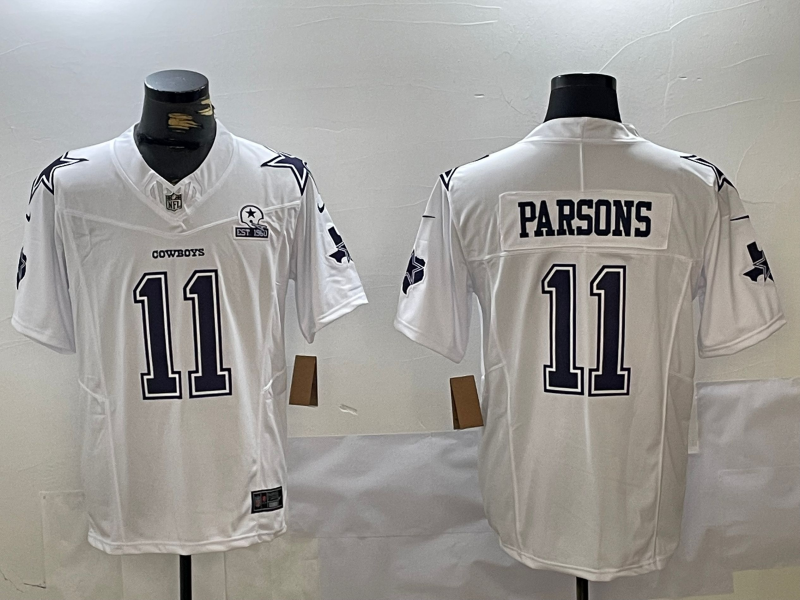 Men's Dallas Cowboys Micah Parsons White Alternate Game Team Jersey