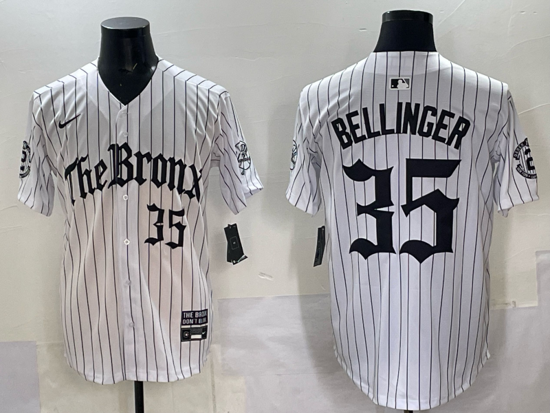Men's New York Yankees Cody Bellinger White Replica Team Jersey