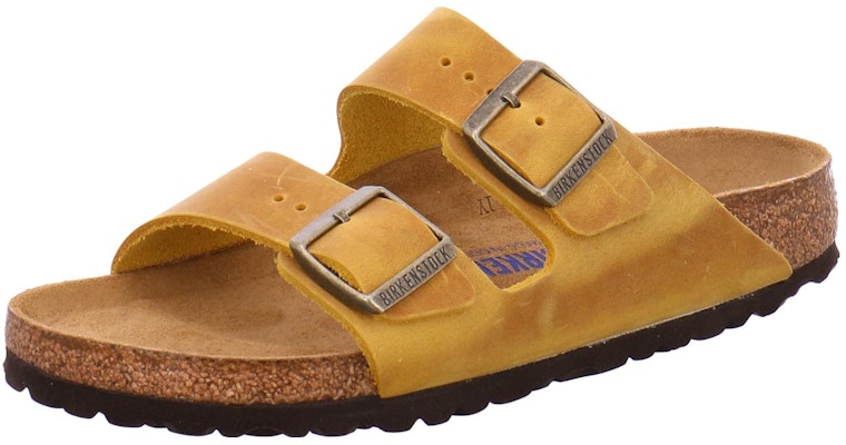 Birkenstock Suede CMFT 1019365 Yellow Sandals