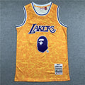 Men's Los Angeles Lakers LeBron James NBA Orange Swingman Jersey