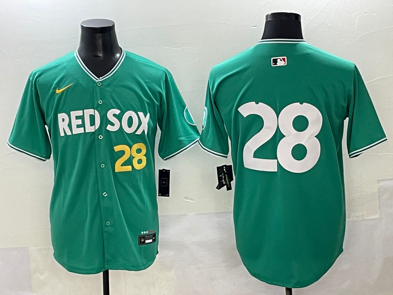 Men's Boston Red Sox Kristian Campbell Green 2025 City Connect Limited Player Jersey