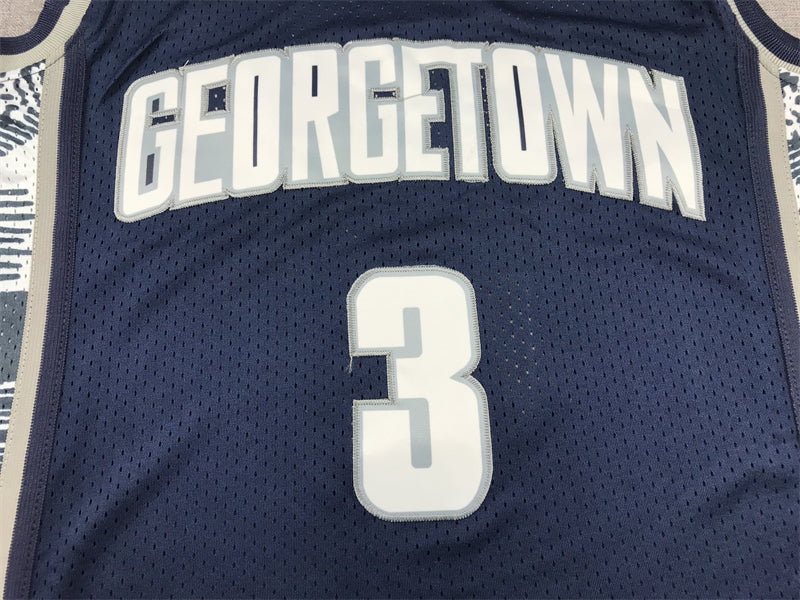 Men's Georgetown Hoyas Allen Iverson NCAA Basketball Jersey