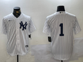 Men's New York Yankees Billy Martin White Replica Player Jersey