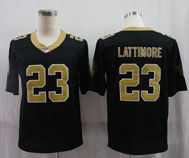 Men's New Orleans Saints Marshon Lattimore Black Game Jersey
