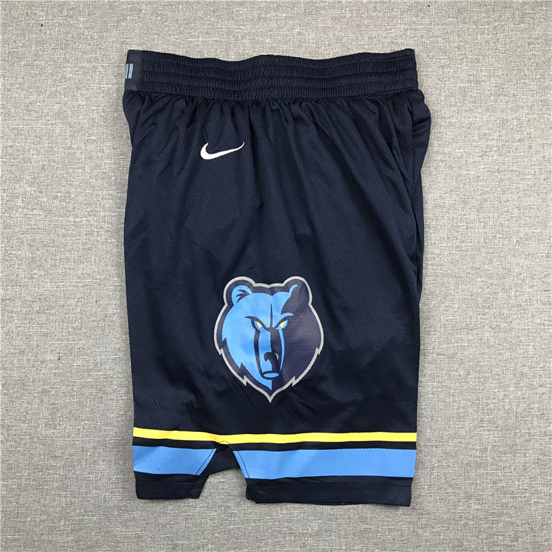 Men's Memphis Grizzlies Navy 2021/22 Icon Edition Basketball Shorts