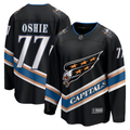 Men's Washington Capitals TJ Oshie Fanatics Black 50th Anniversary Breakaway Jersey