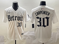 Men's Detroit Tigers Kerry Carpenter White Game Jersey