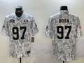 Men's San Francisco 49ers Nick Bosa Arctic Camo 2024 Salute to Service Limited Jersey