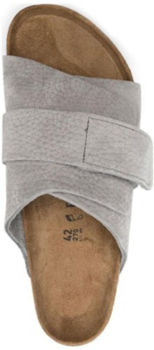 Birkenstock Kyoto 1024502 Nubuk Leather Desert Buck Whale Gray Sandals