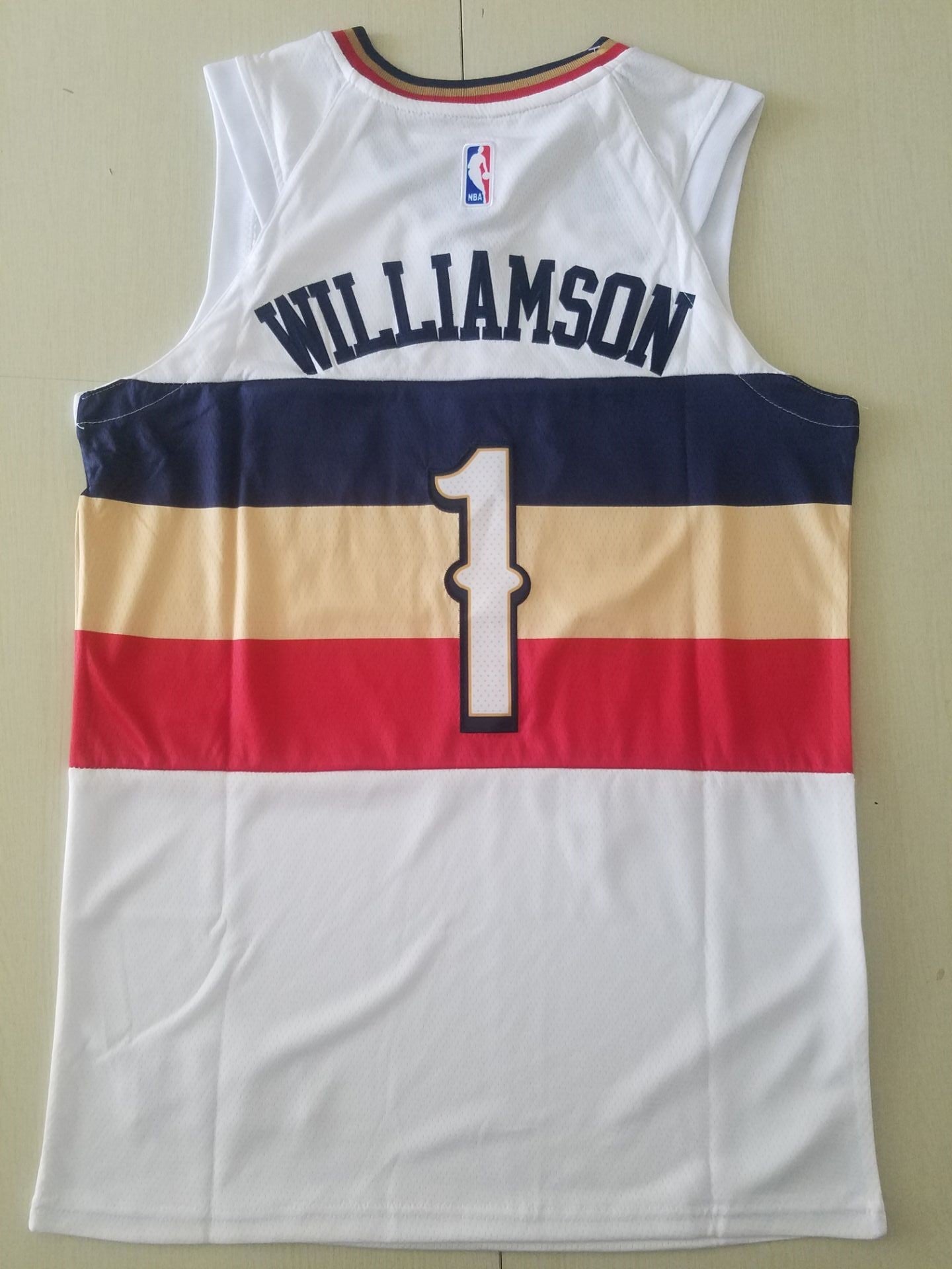 Men's New Orleans Pelicans Zion Williamson NBA White Swingman Jersey