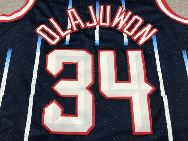 Men's Houston Rockets Hakeem Olajuwon 1996-97 Hardwood Classics Swingman Jersey