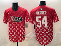 Men's San Francisco 49ers Fred Warner Red Alternate Game Jersey