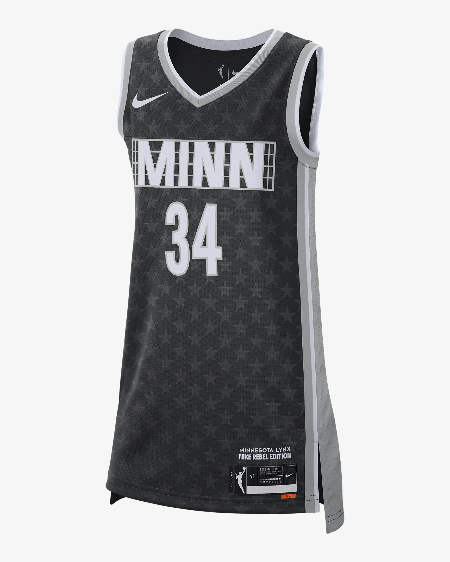 Men's Minnesota Lynx Sylvia Fowles Black Player Jersey