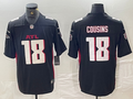 Men's Atlanta Falcons Kirk Cousins Black Game Player Jersey