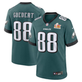 Men's Philadelphia Eagles Dallas Goedert Midnight Green Super Bowl LIX Game Player Jersey