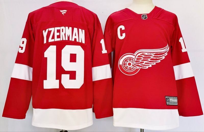 Men's Detroit Red Wings Steve Yzerman Fanatics Red Player Jersey