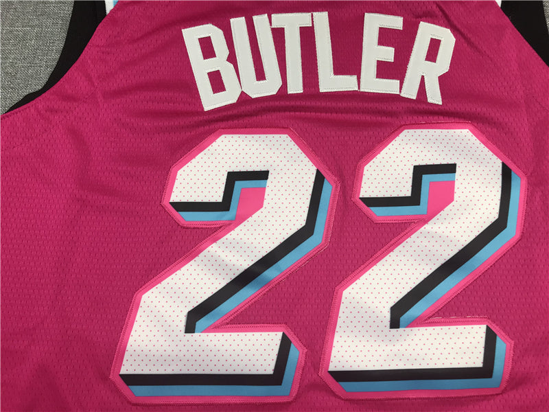 Men's Miami Heat Jimmy Butler NBA Pink Swingman Jersey