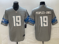 Men's Detroit Lions Donovan Peoples-Jones Gray Game Jersey
