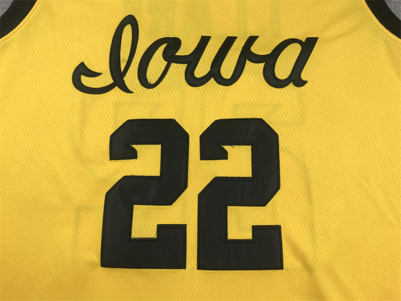 Men's Iowa Hawkeyes Caitlin Clark Yellow Replica Player Jersey