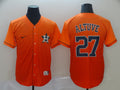 Men's Houston Astros Jose Altuve Orange Game Player Jersey