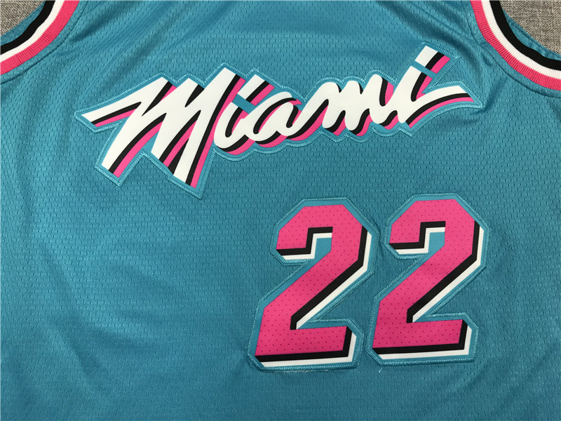 Men's Miami Heat Jimmy Butler NBA Blue Swingman Jersey