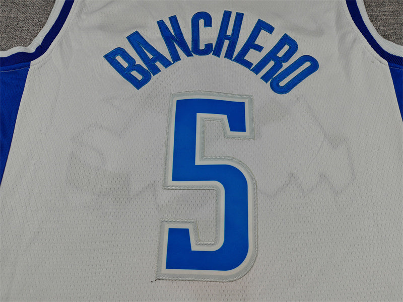 Men's Orlando Magic Paolo Banchero Silver 2025/26 Swingman Jersey - City Edition