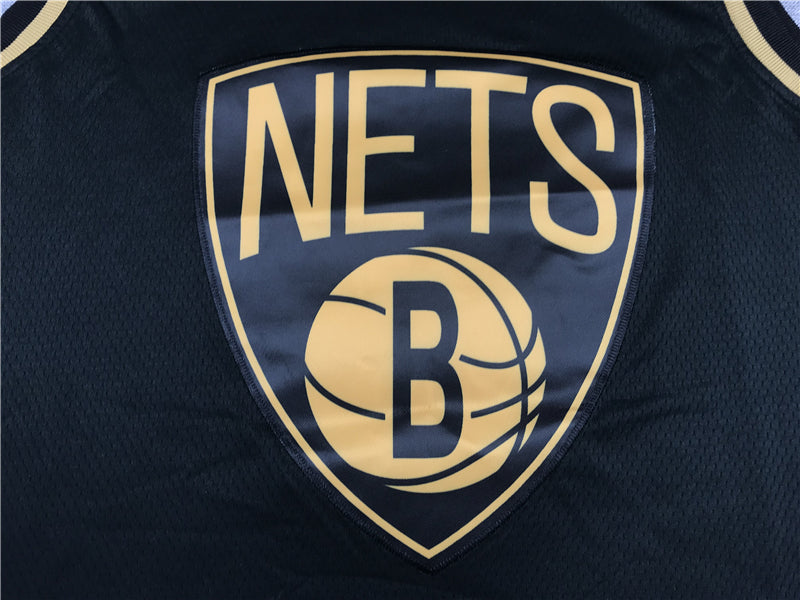 Men's Brooklyn Nets Kyrie Irving NBA Black Swingman Player Jersey