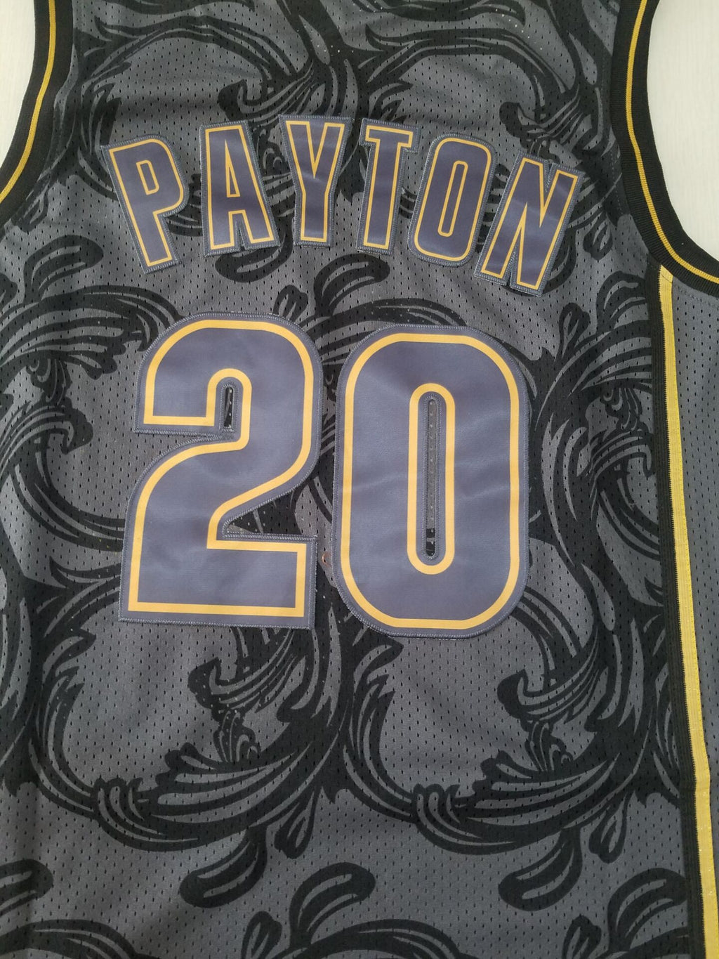 Men's Seattle SuperSonics Gary Payton 1995-96 Hardwood Classics Swingman Jersey
