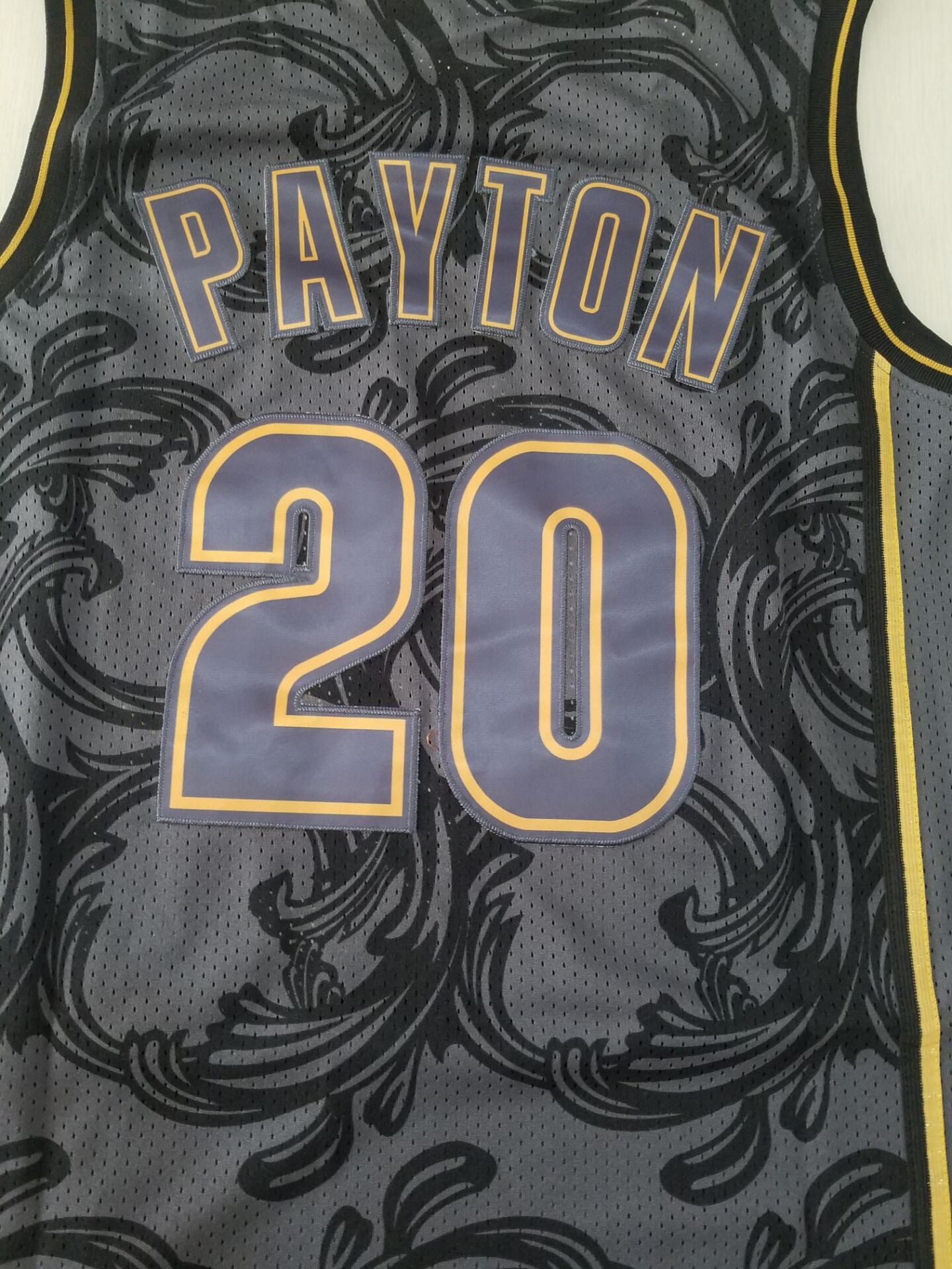 Men's Seattle SuperSonics Gary Payton 1995-96 Hardwood Classics Swingman Jersey