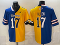 Men's Buffalo Bills Josh Allen Royal/Yellow Game Player Jersey