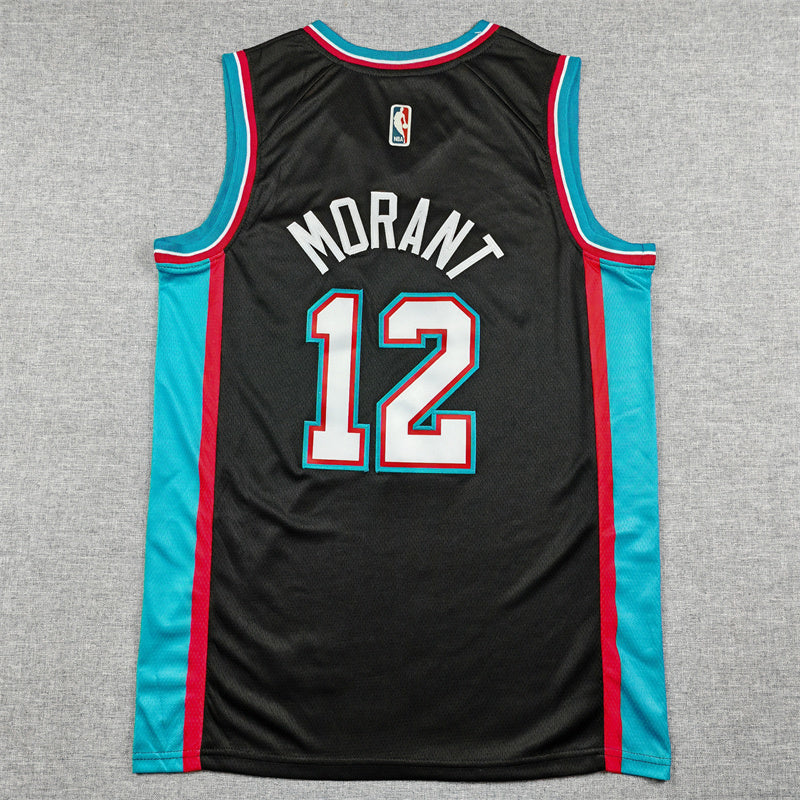Men's Memphis Grizzlies Ja Morant Black Swingman Jersey - Classic Edition