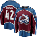 Men's Colorado Avalanche Josh Manson Burgundy Home Breakaway Player Jersey