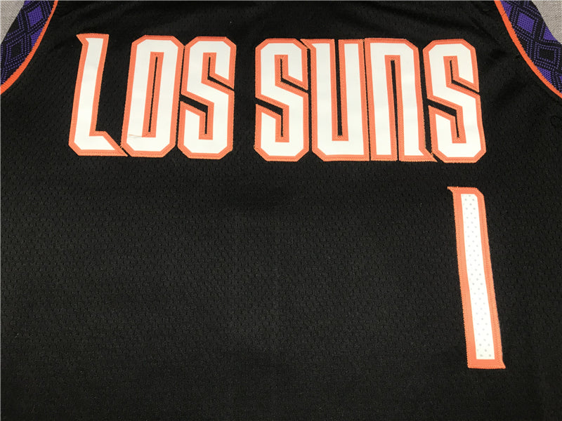 Men's Phoenix Suns Devin Booker Black Replica Jersey - City Edition