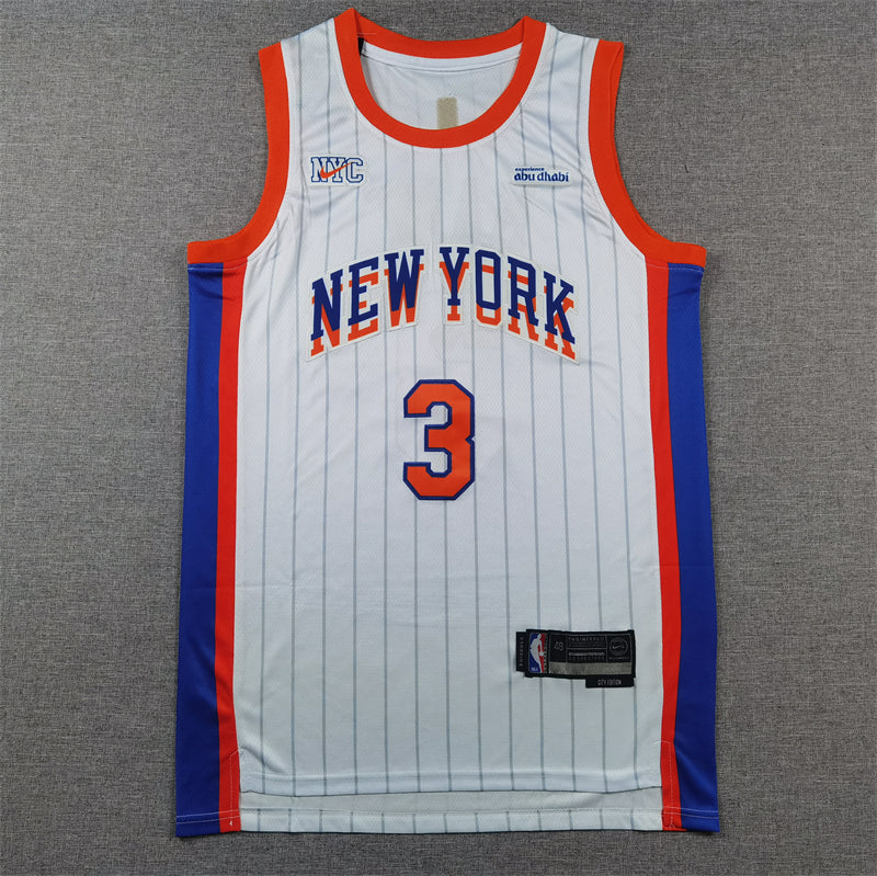 Men's New York Knicks Josh Hart White 2024/25 Swingman Player Jersey - City Edition