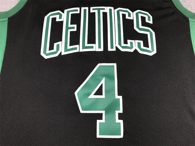 Men's Boston Celtics Jrue Holiday Black Swingman Jersey - Statement Edition