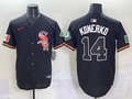 Men's Chicago White Sox Paul Konerko Black Replica Player Jersey