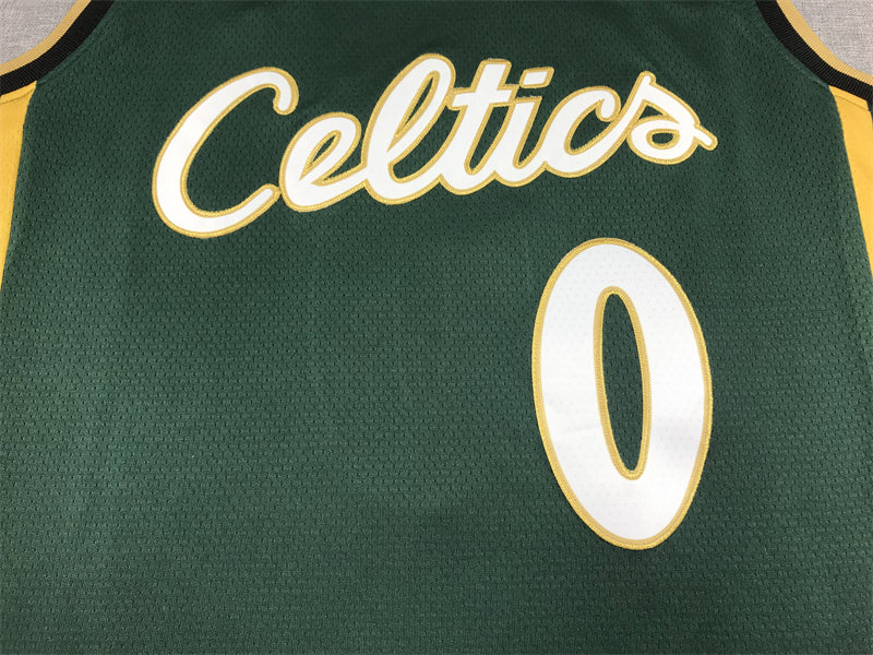Men's Boston Celtics Jayson Tatum Green 2022/23 Swingman Jersey - City Edition