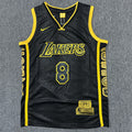 Men's Los Angeles Lakers Kobe Bryant -24 Black Swingman Jersey