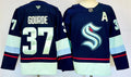 Men's Seattle Kraken Yanni Gourde Fanatics Navy Player Jersey
