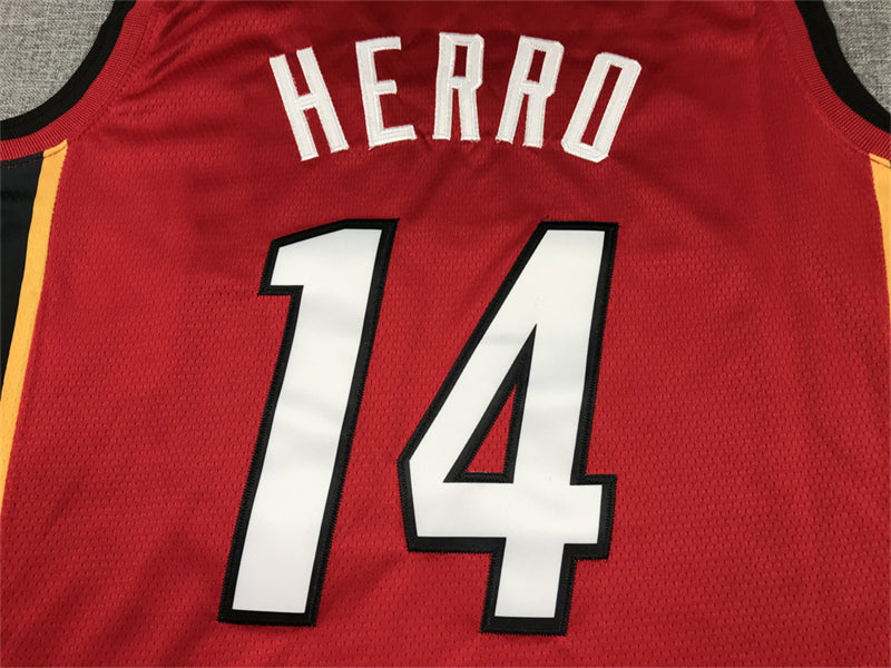 Men's Miami Heat Tyler Herro Red 2022/23 Swingman Jersey - Statement Edition