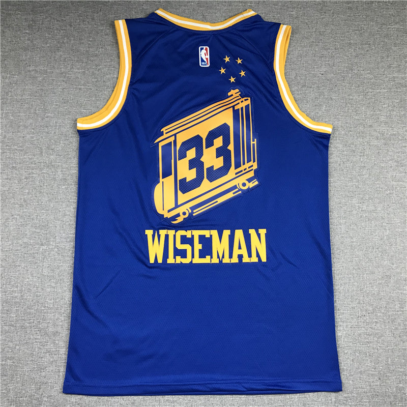 Men's Golden State Warriors James Wiseman Blue Swingman Player Jersey