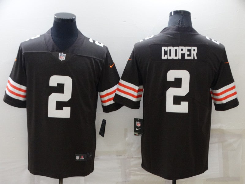 Men's Cleveland Browns Amari Cooper Brown Player Game Jersey